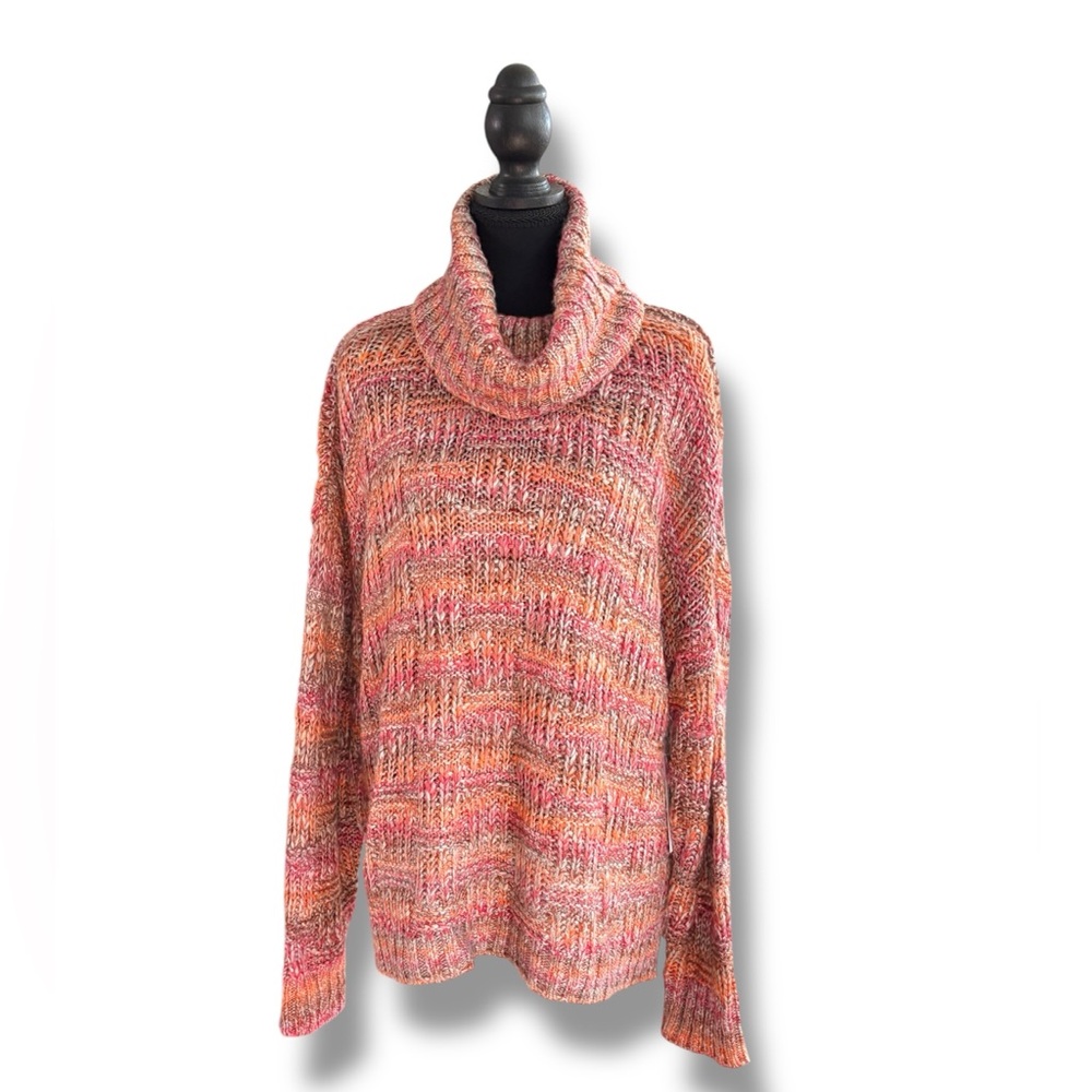Tribal “Ginger” Chunky Knit Cowl Neck Sweater – Size XL – NEW with Tags